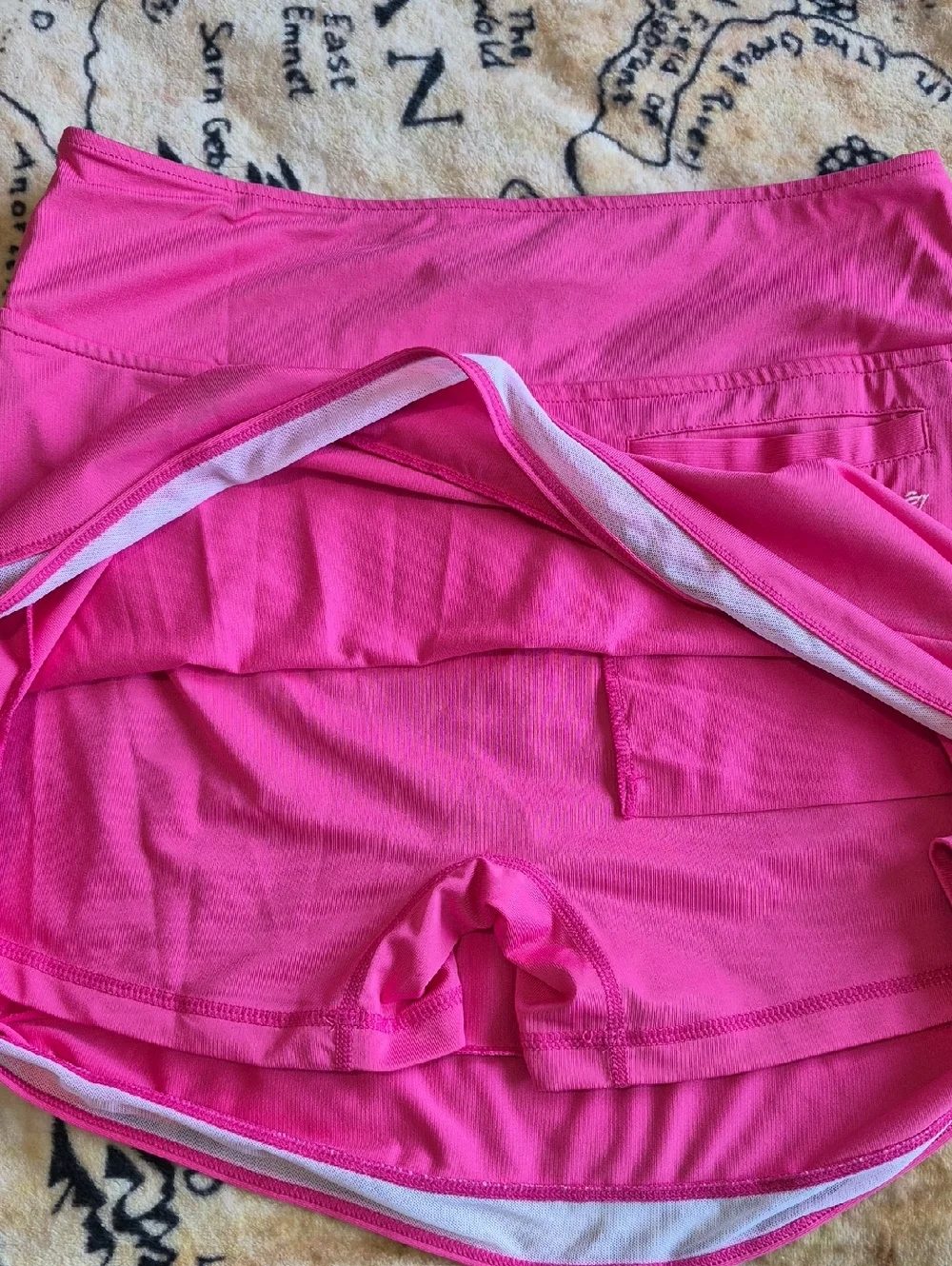 Golftini Size Small Pink Athletic Skort Mesh Trim Pockets Top Golf Label
